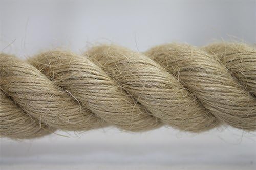 42 Inch Natural Rope (Regular) - Flexible Bendable Climbing Rope Perch Cage Accessory Toy - Sugar Gliders, Squirrels, Degus, Marmosets, Monkeys, Parrots, Birds, Rats & Other Small Pets