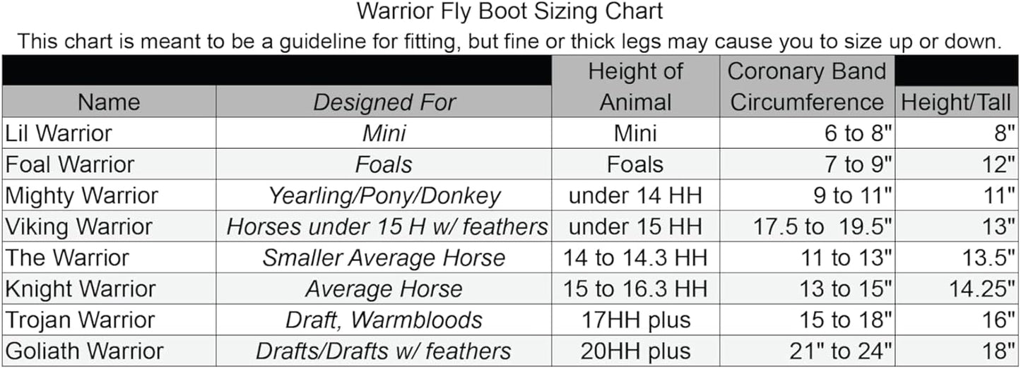 Warrior Fly Boots for Horses - Breathable Mesh Horse Boots for Fly Protection & Leg Comfort - Set of 4 (Knight Warrior, Purple)