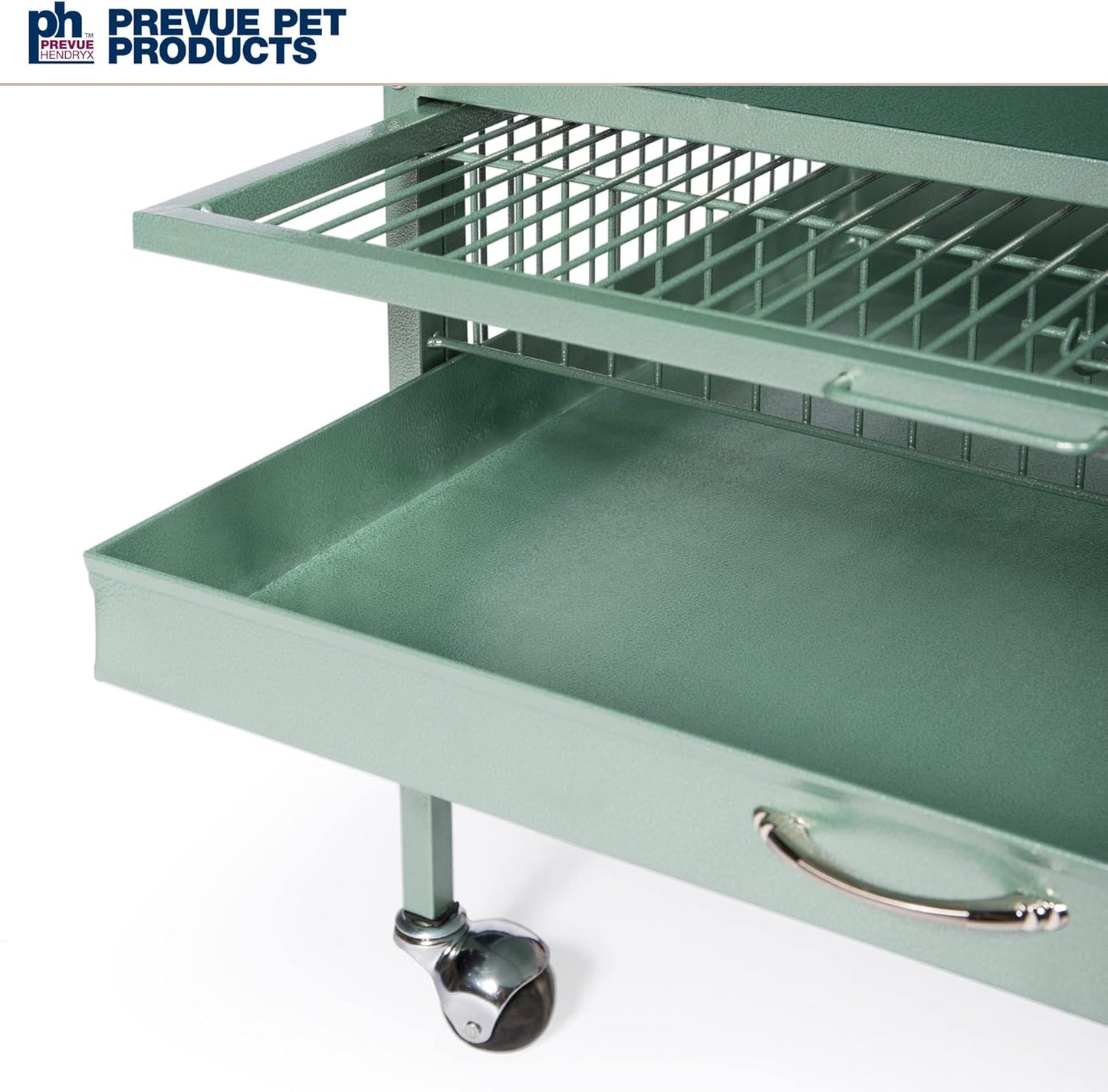 Prevue Pet Products Wrought Iron Select Bird Cage 3152SAGE Sage Green, 24-Inch by 20-Inch by 60-Inch