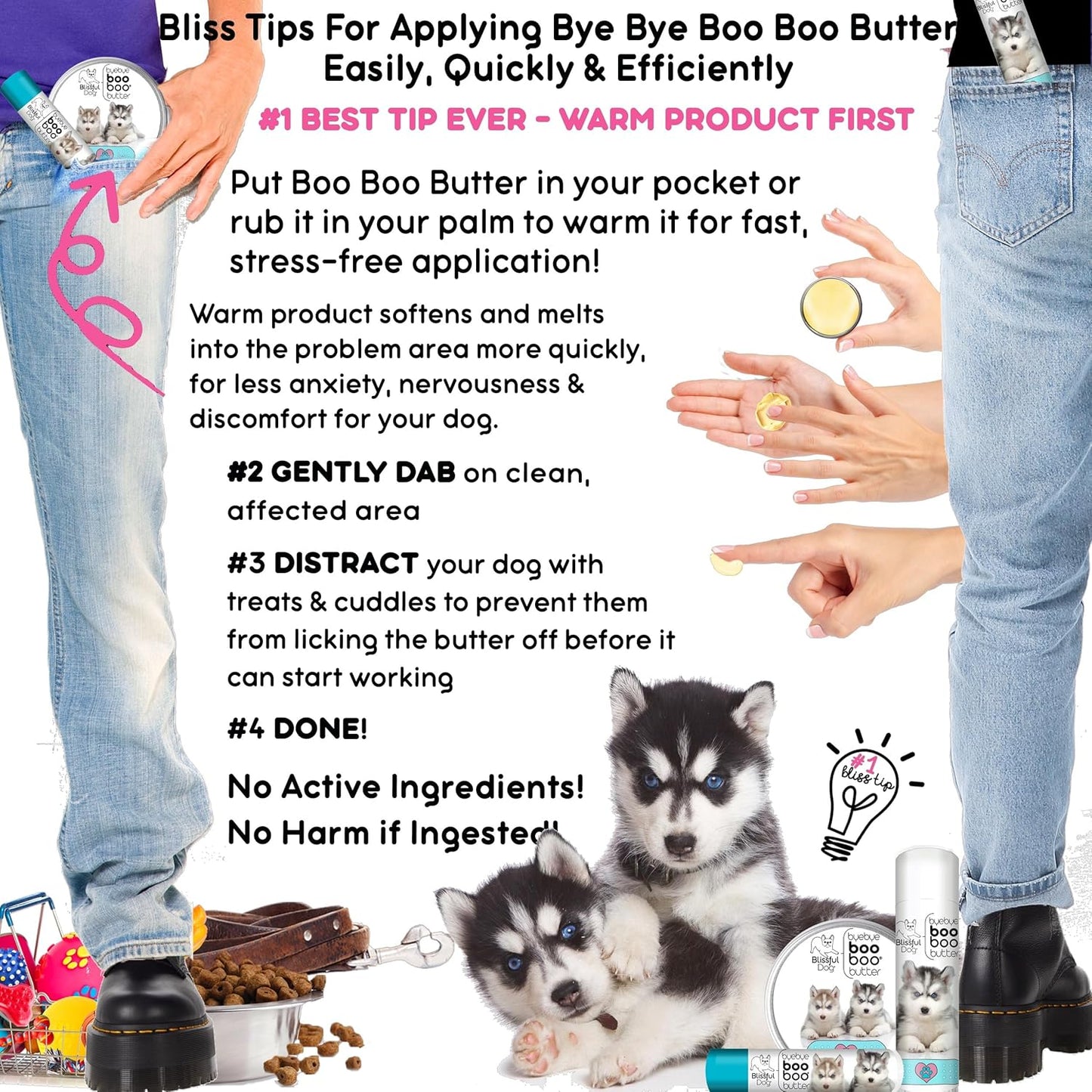 The Blissful Dog 2 oz TIN Husky Booboo Butter