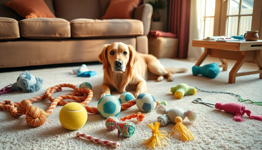 5 Simple DIY Toys to Keep Your Furry Friend Happy