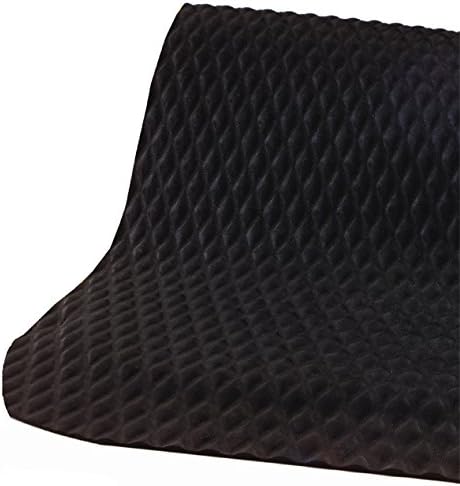 American Floor Mats Hog Heaven Premium 7/8" Black & Black Border 5' x 10' Nitrile Backed Anti-Fatigue Comfort Mat