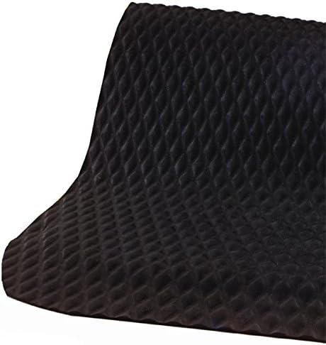 American Floor Mats Hog Heaven 5/8 inch Black & Black Border 4' x 8' Nitrile Backed Anti-Fatigue Comfort Mat