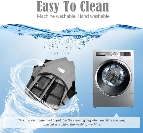 Cat and Dog Outdoor Waterproof Tent House - Indoor/Outdoor Cave Nest Bed for Small Dogs, Cats, Bunnies - Washable (Gray, Small)