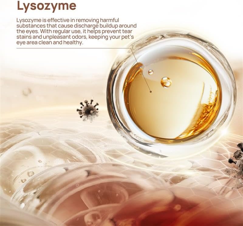 HICC PET Eyes Wipes for Dogs & Cats Upgraded Pro Version, Vet-Recommended Dog Eye Wipes Hypoallergenic, Dog Tear Stain Remover, Remove Debris, Mucus & Discharge - 100ct, Unscented