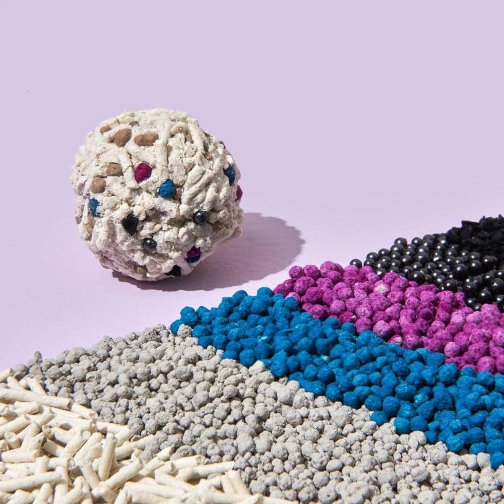 Mixed Tofu Cat Litter, Heavy Duty Flushable Kitty Litter, 5.5Lb/88Oz Original 8 Pack