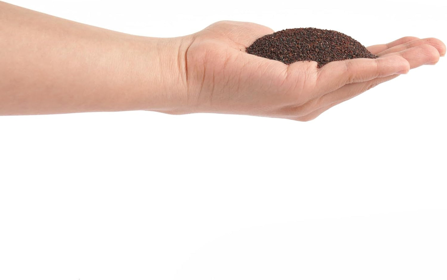 Landen Congo Aquascapeing Sand for Aquarium Landscape 2L(9lbs) X2pcs, Brown, Aquarium Natural Fine Decorative Sand, Tropical Rainforest Biotope Aquariums, Depth Enhancing, 0.4-0.9mm