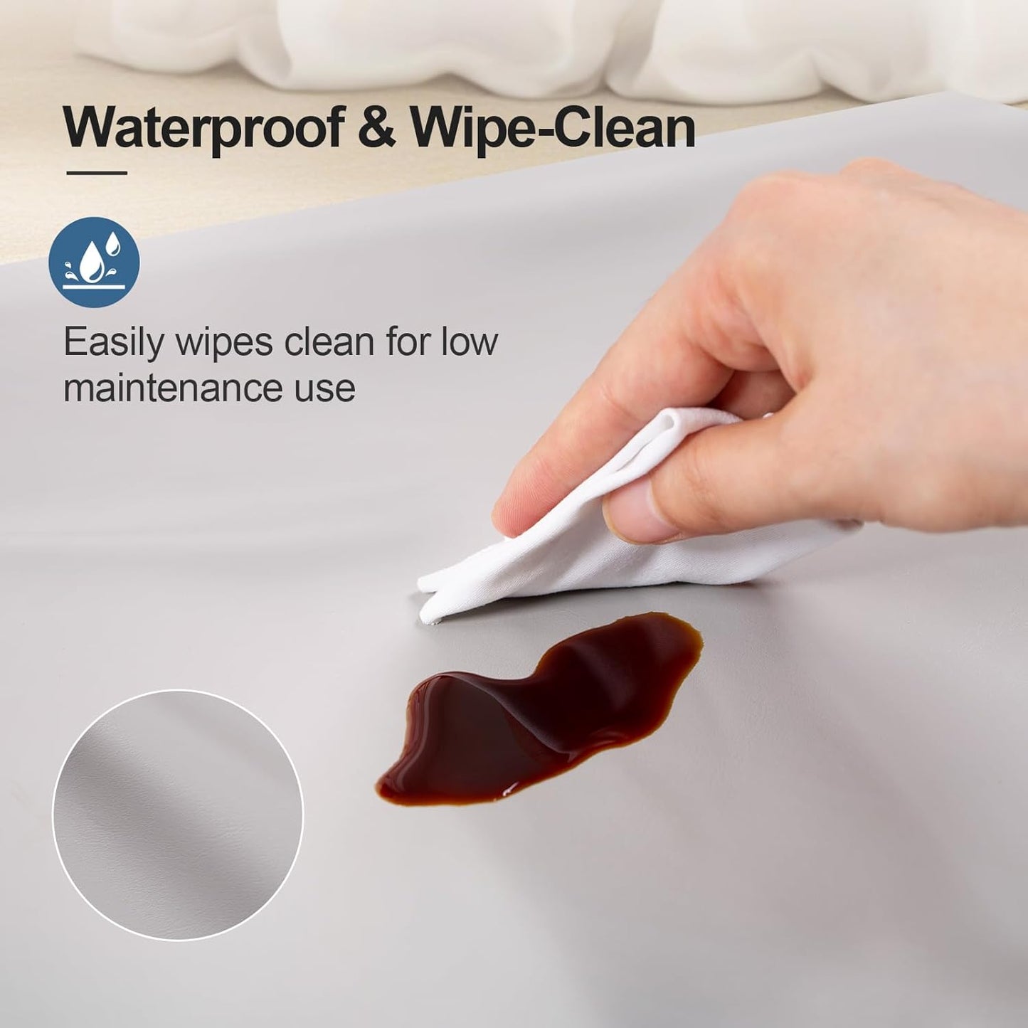 Dog Mat,27"x 42"Dogs Crate Pad,Indoor Non-Slip & Waterproof Dog Mat,Easy Wipe Clean in Seconds，Sleeping for Floor,Car,Sofa,Crate