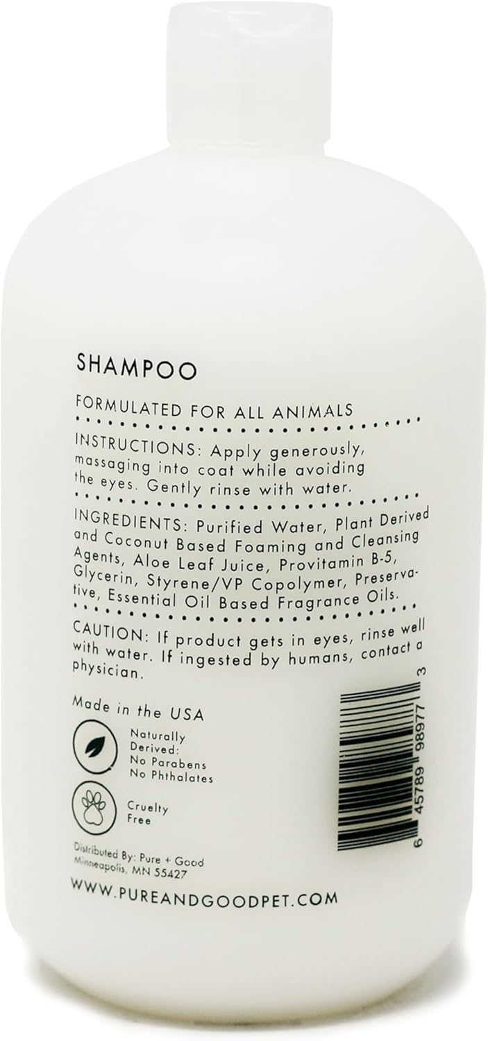 Cedarwood + Sage Shampoo and Conditioner Set, warm & herbal sage fuse with hints of camphor & eucalyptus in cedarwood, Formulated for All Pets, Gentle and Cleansing, Made in USA 16 fl oz