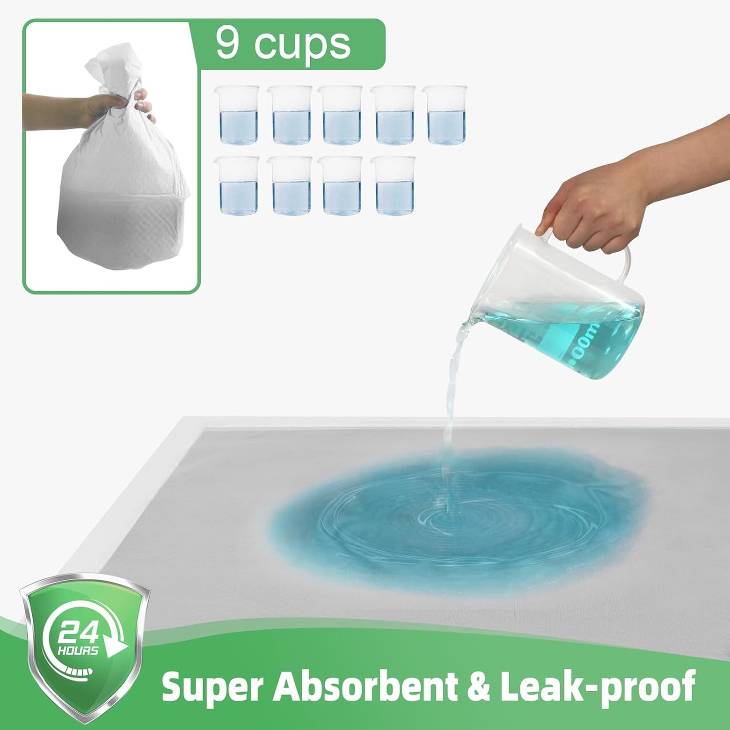 Activated Carbon Puppy Pads 30"x26" (40-Count), Charcoal Dog Pads Extra Large, Disposable XL Dog Pee Pads for Potty Training, Leak-Proof Pet Pads for Whelping Puppies, Kittens, Rabbits