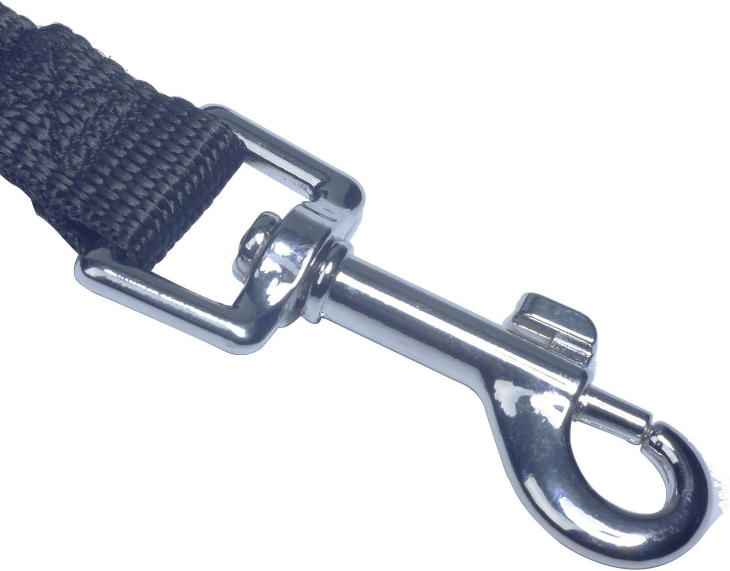 Dog/Puppy Obedience Recall Training Agility Lead - 15ft Long Training Leash，3/4in Wide - Great for Play, Camping, or Backyard (15Feet, Black)