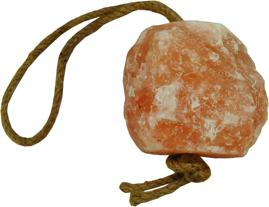 Horsemen's Pride Himalayan Salt Block on Rope for Horses, 2.2 Pounds, SS22