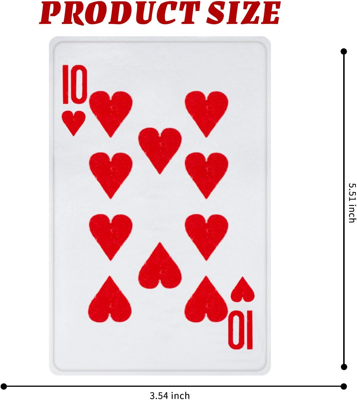 15PCS Funny Poker Dog Toys- Plush Interactive Toys with Crinkle Paper for Small, Medium Puppies- Fun Novelty Play- Cool Stuffed Gifts for Dog Birthday(Red)