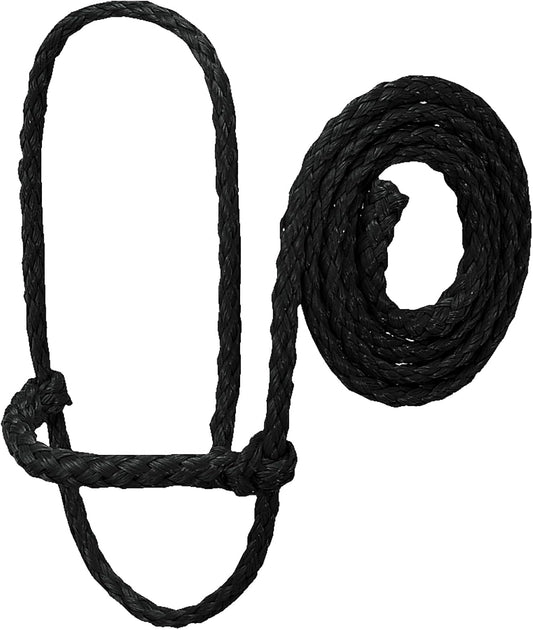 Weaver Leather Livestock Poly Rope Sheep Halter, Black