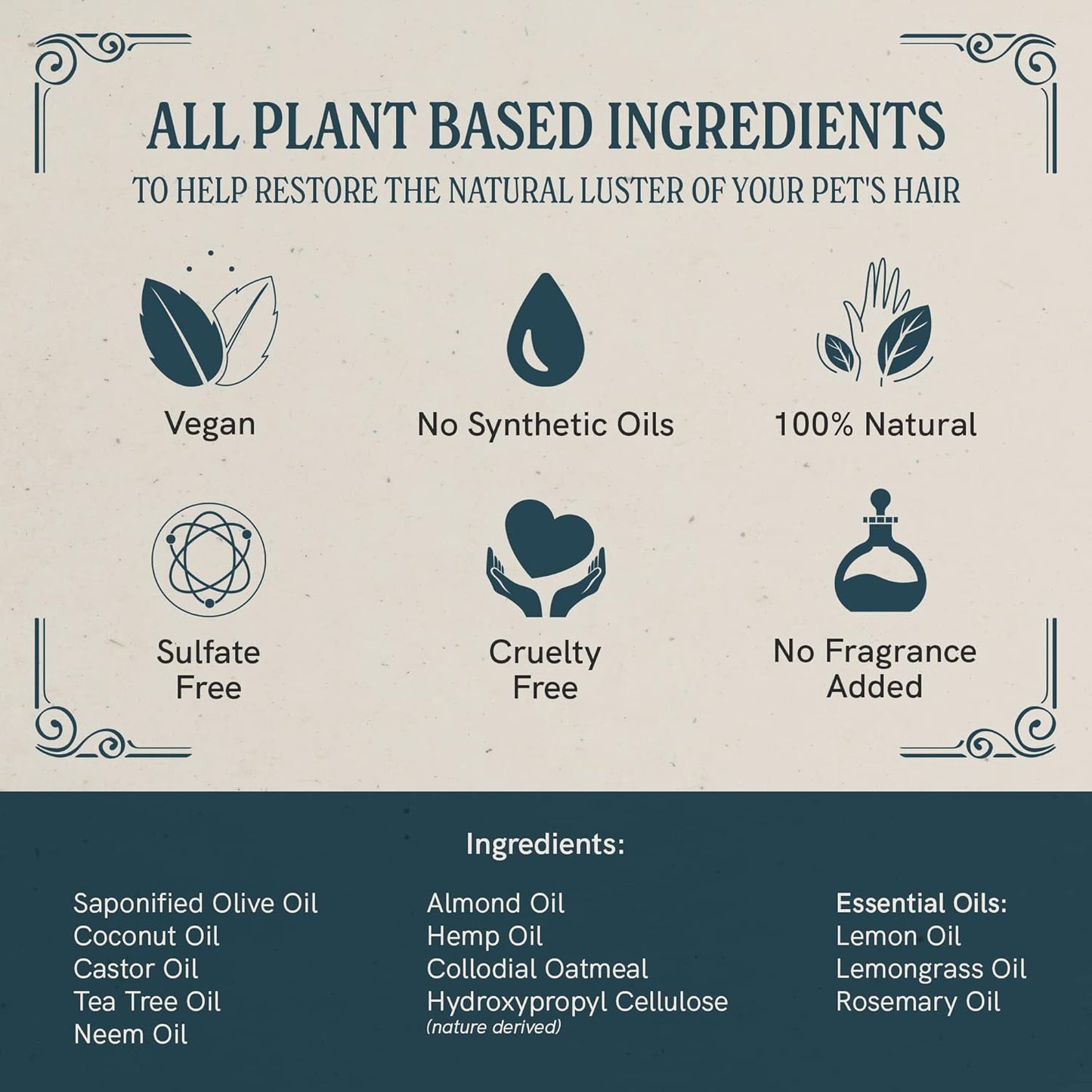 JR Liggett’s Natural Liquid Small Animal Shampoo for Sensitive Skin - 100% Detergent Free, Non-GMO & Biodegradable - Tear-Free, Hypoallergenic Formula Soothes Dry Itchy Skin - 8.45 fl oz