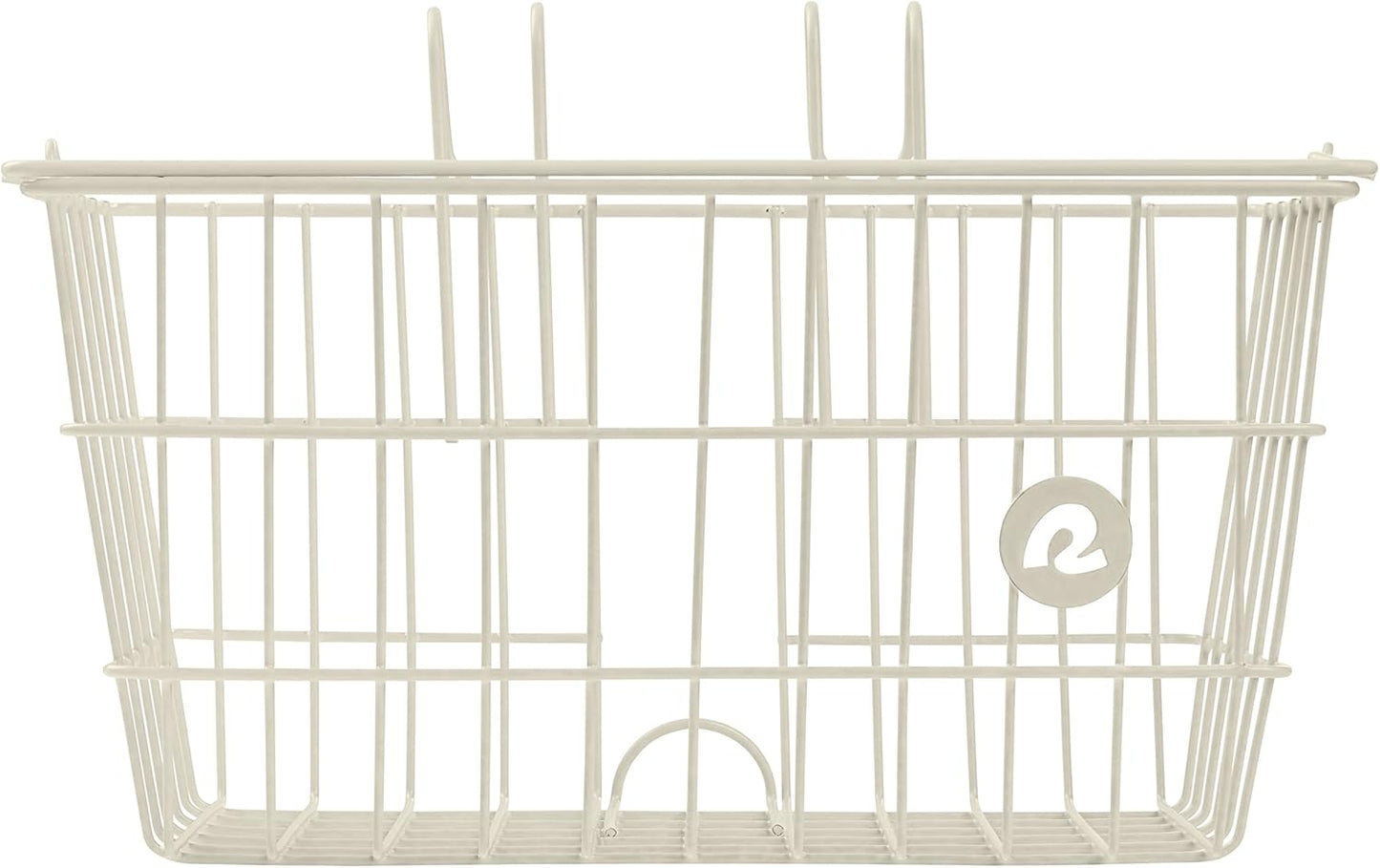 Retrospec Apollo-Lite Lift-Off Bike Basket - Detachable Steel Handlebar Basket with Carrying Handle for Commuting, Shopping & Beach Trips - 14.5in x 9.5in Weather-Resistant Biking Gear