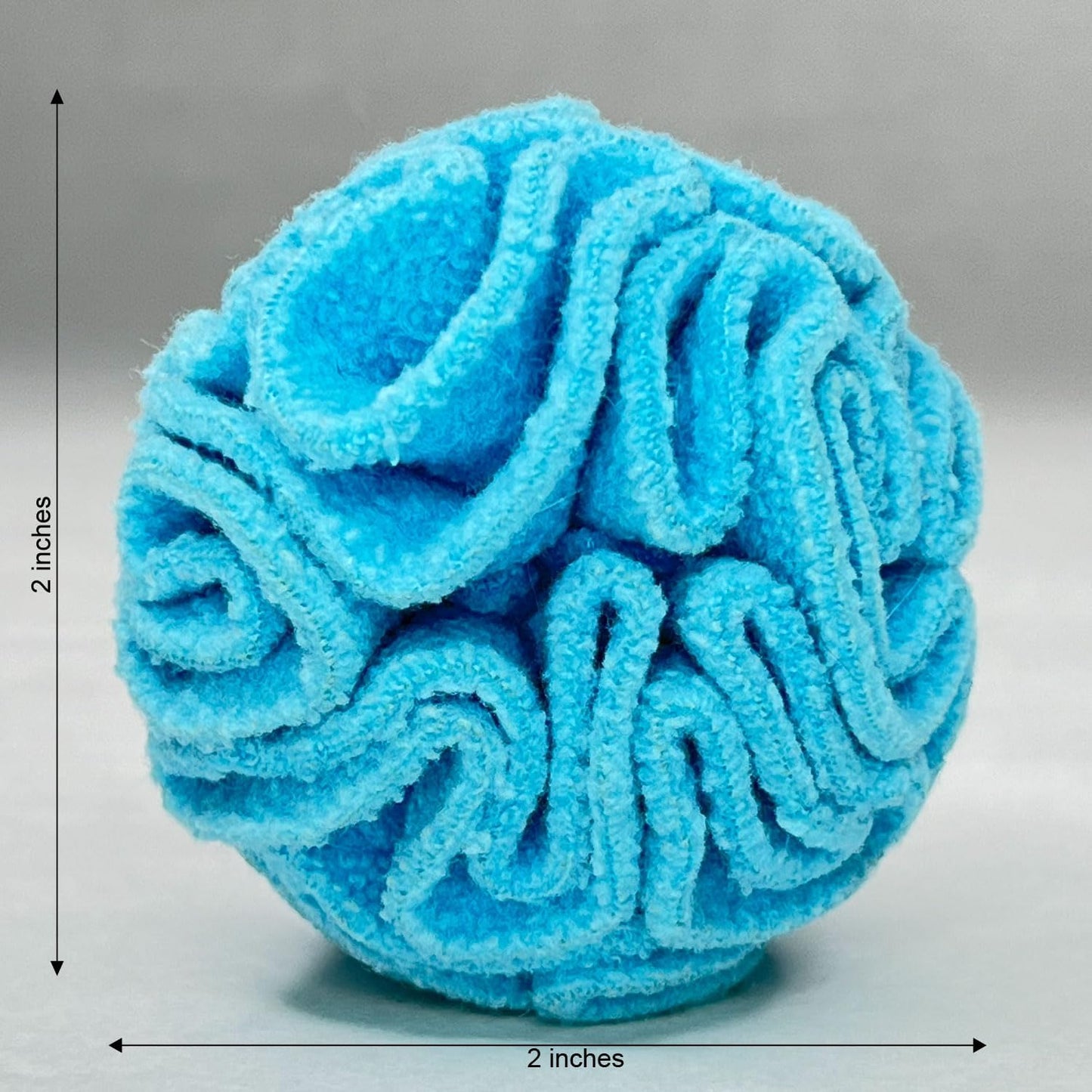 Glory To Dog Puppy and Small Breed Snuffle Interactive Foraging Dog Puzzle Ball Toy Blue Small