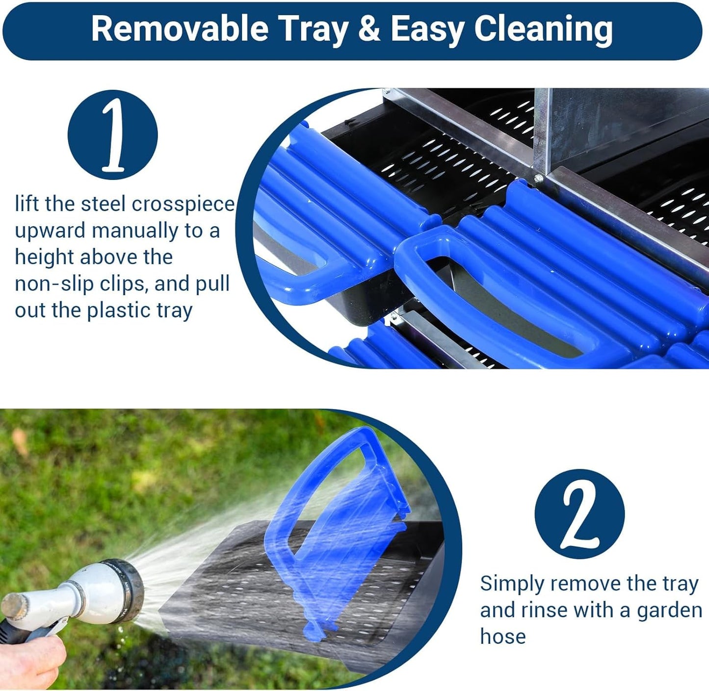 Chicken Nesting Box, 8 Hole 2 Layer Hen Nest Boxes, Roll Away Eggs Laying Boxes,Cleanable Pull Out Hen Roosting Boxes