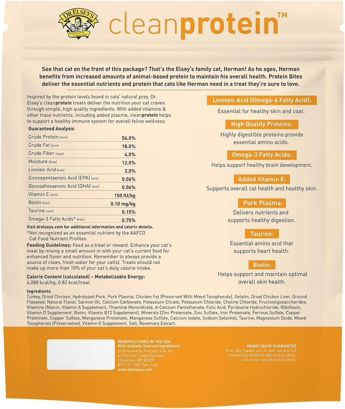 Dr. Elsey's cleanprotein Protein Bites Turkey 6 oz.