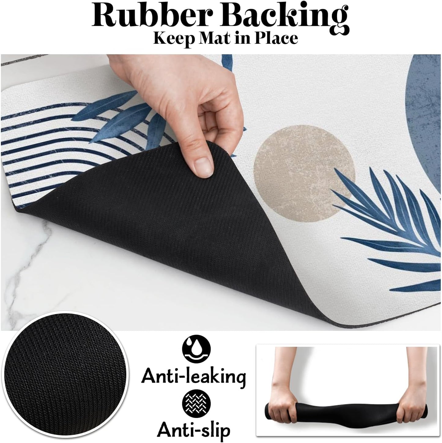 Dog Food Mats for Floors, Absorbent Dog Bowl Mat for Food and Water Dispenser Mat, Quick Dry Cat Food Mat Pet Supplies