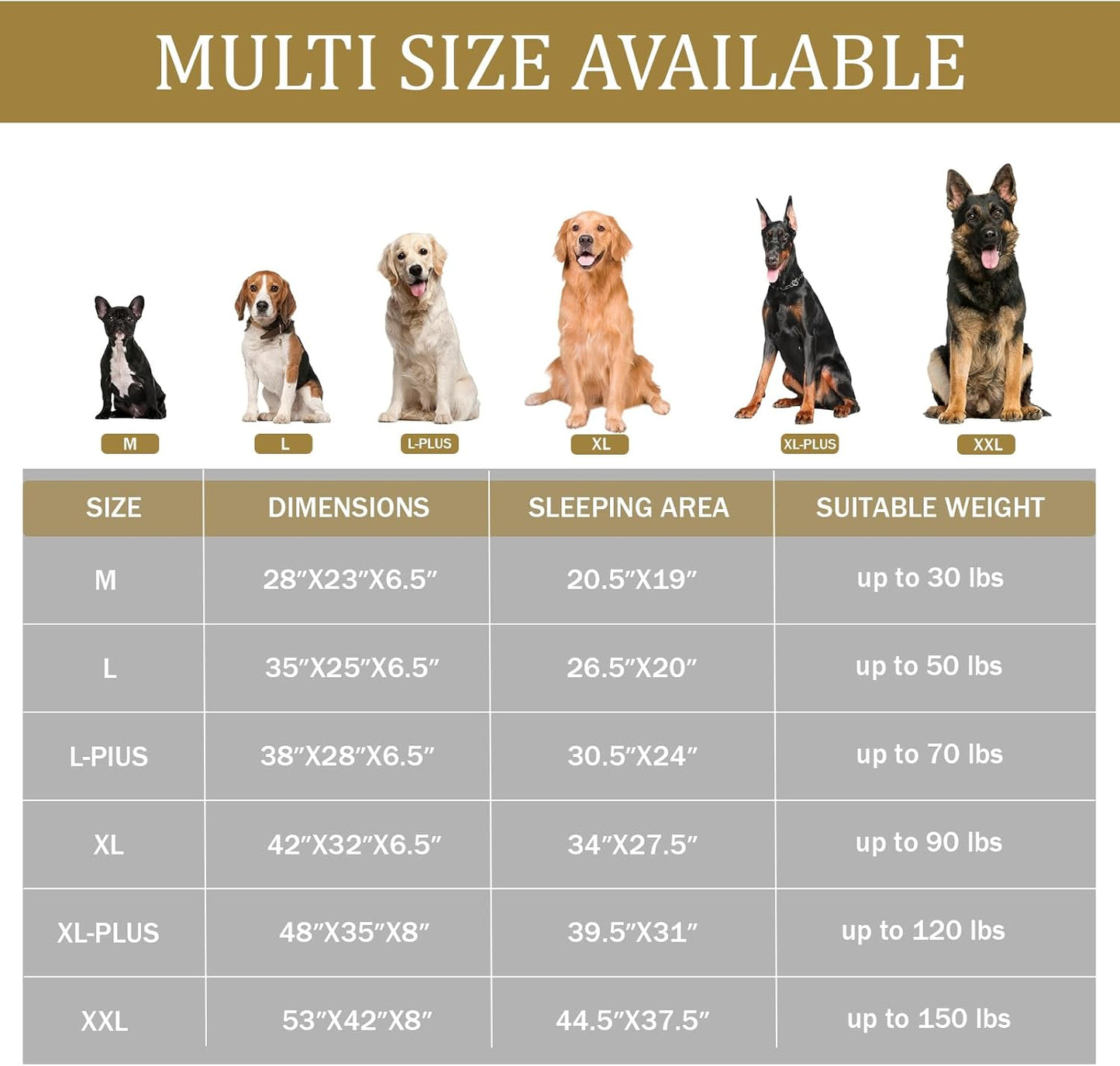 Bedfolks Orthopedic Dog Bed XXL, Waterproof Dog Sofa Bed for Giant Dogs, Egg Foam Pet Couch Bed with Removable Washable Cover and Nonslip Bottom, Light Grey