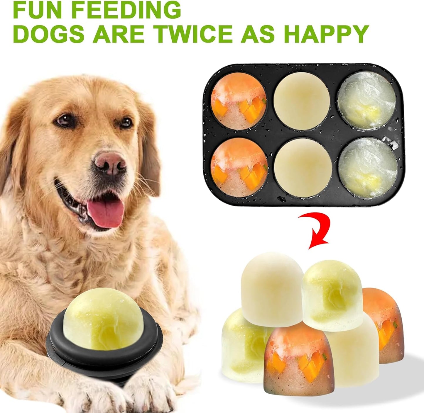 Yipetor Dog Toys, Power Chewer, Filled and Frozen Dog Food, Long-Lasting Dog Toys to Keep Dogs Distracted Busy (Summer Large)