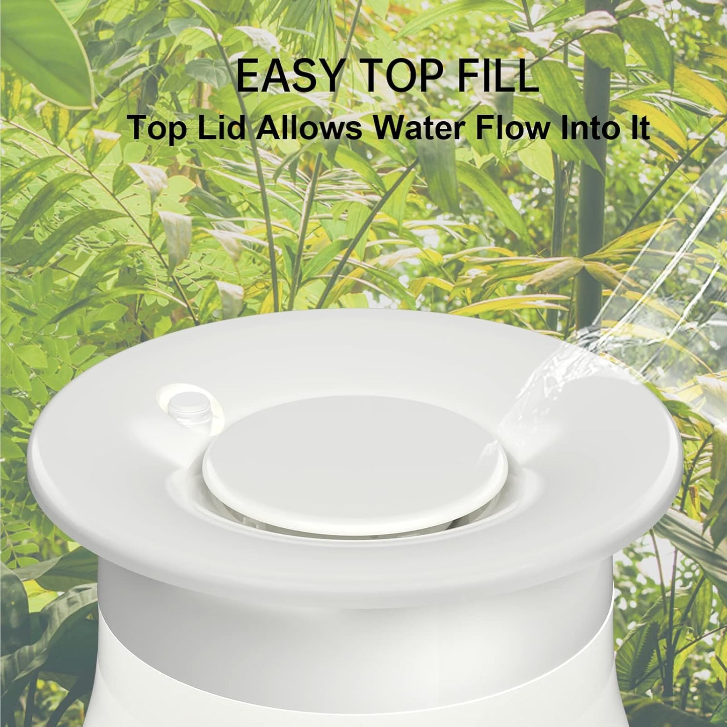 5L Foldable Automatic Reptile Mister with Timer, Fogger System with 360Adjustable Nozzles, Humidifier for Lizard, Snake, Amphibian, Frog, Plants, Terrarium