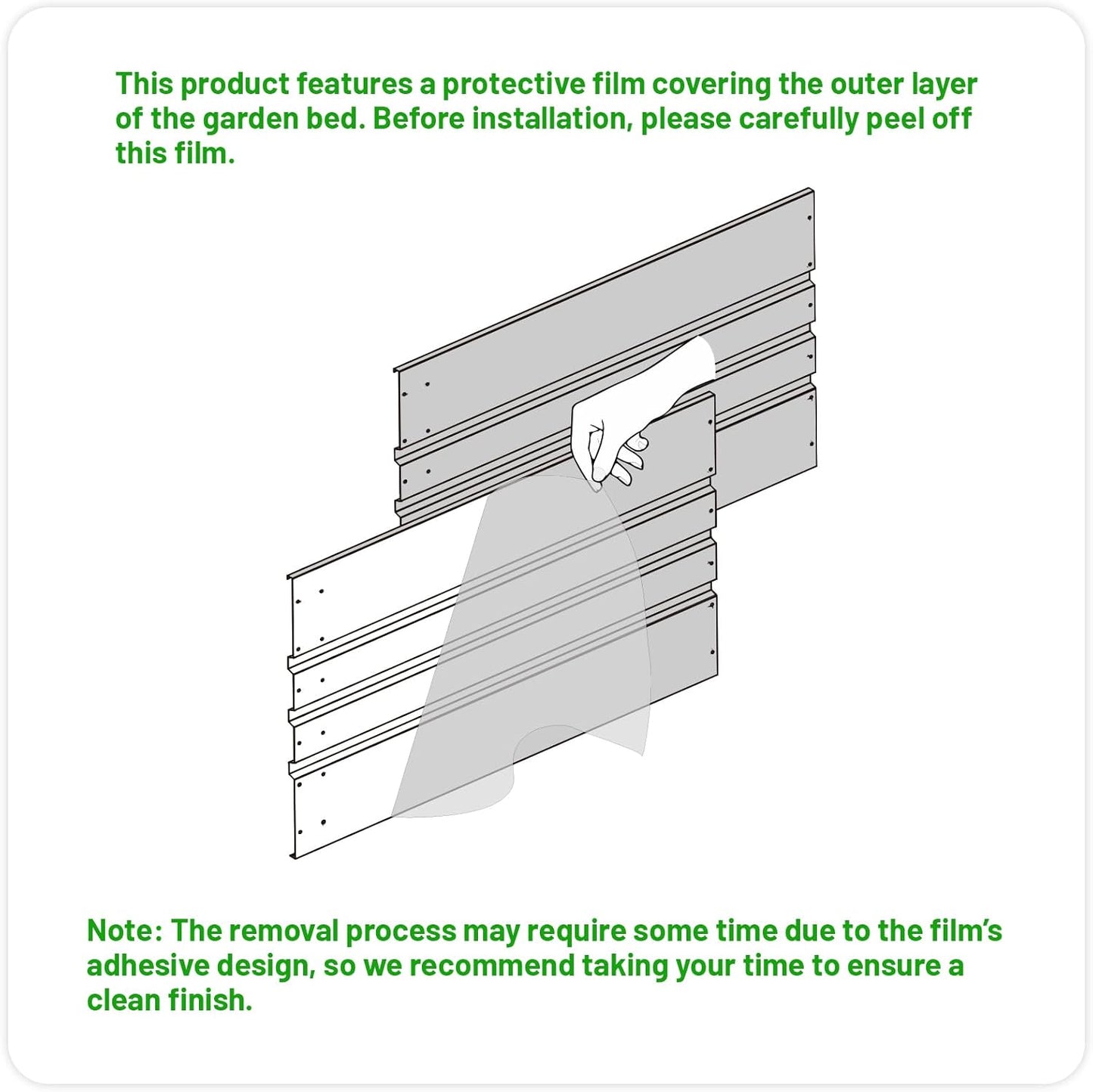 SnugNiture Galvanized Raised Garden Bed 8x4x1FT Outdoor Large Metal Planter Box Steel Kit for Planting Vegetables, Flowers