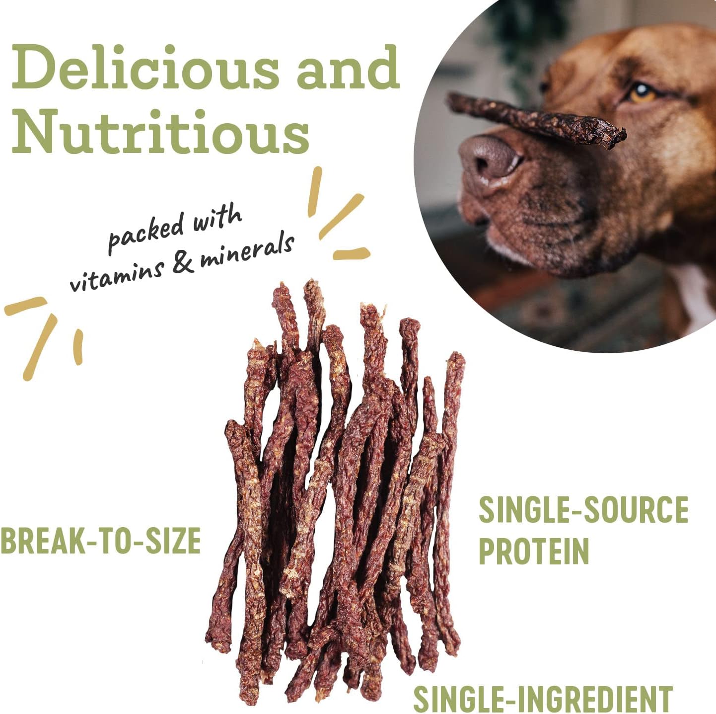 Farm Hounds - Chicken Gizzards - Premium Natural Jerky for Dogs - 100% Humanely Raised Chicken - Break-to-Size - Great for Training & Treats - No Added Fillers - Made in USA - 4oz -1 Pack