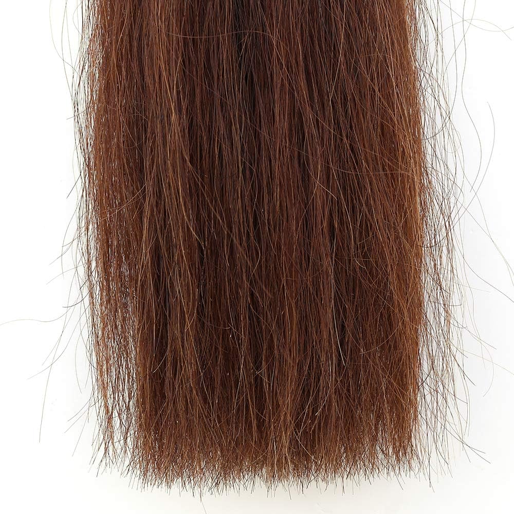 Horse Tail Extensions with Braided Horsehair Loop, Blunt Cut Bottom, 34-36 inches Long and 1 lb Weight (Med Sorrel)