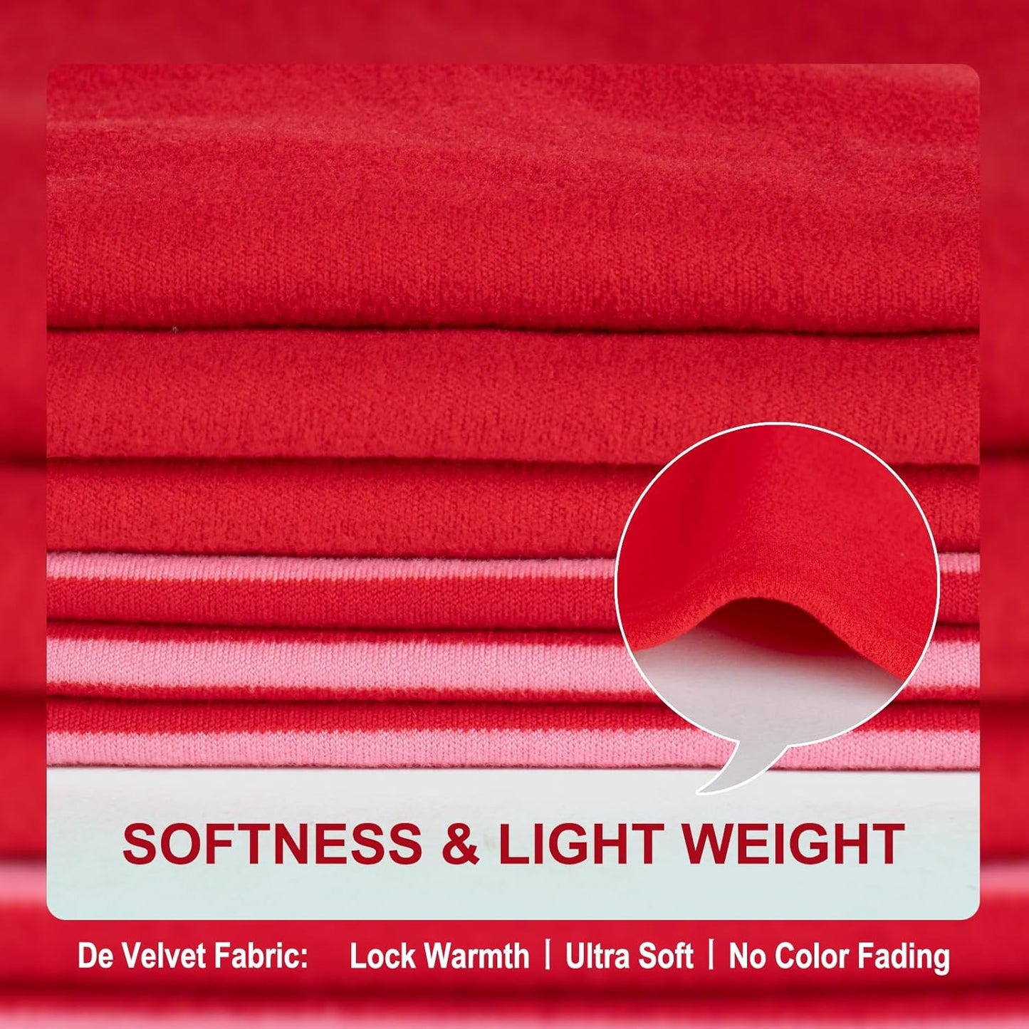 KYEESE 2Pack Dog Sweater Warm Dog Sweaters for Medium Dogs Girl Turtleneck Pet Coat Warm Lightweight Dogs Clothes Soft Pets Fleece Sweater Comfy Sleeveless Doggie Sweatshirt Red,2XL