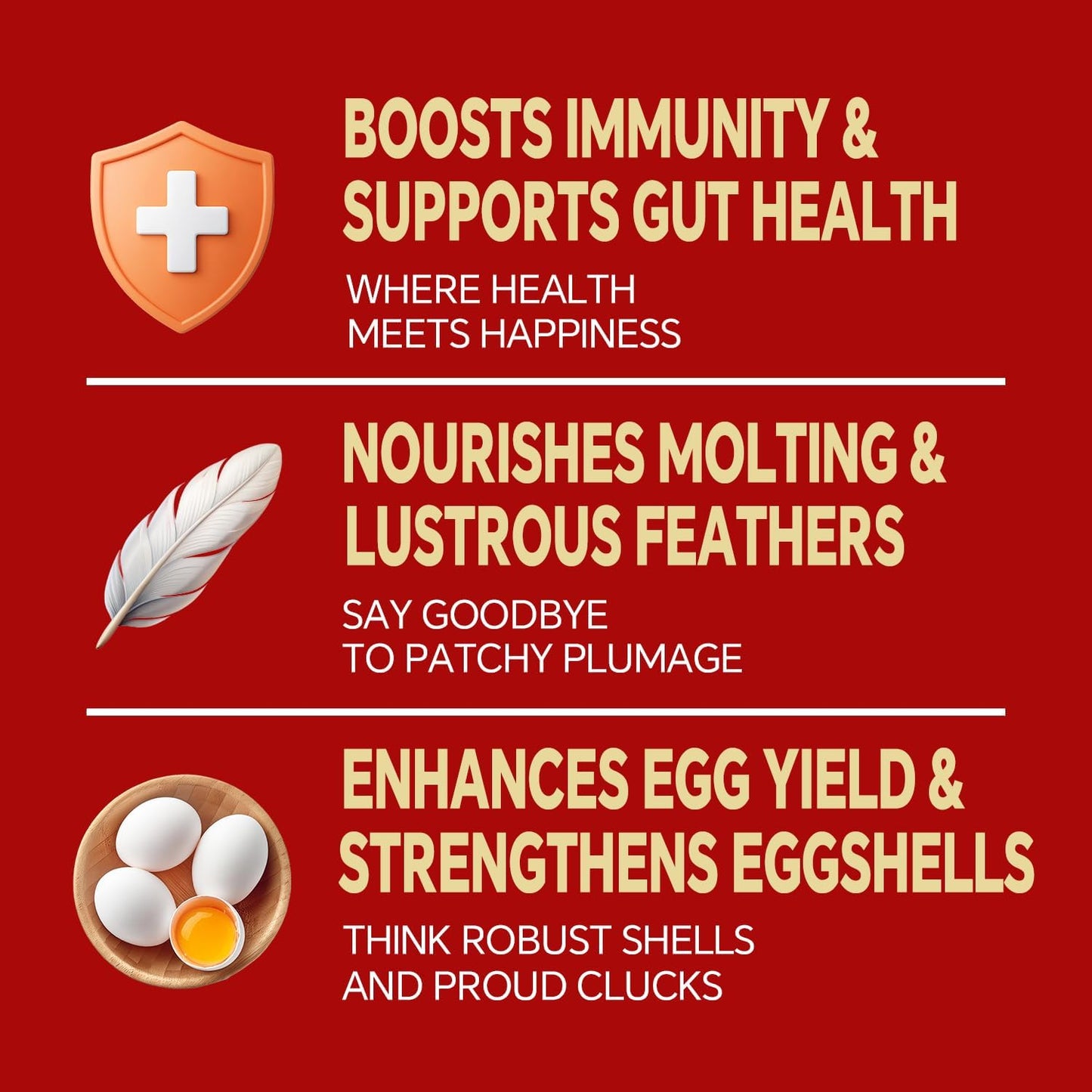 Dried Black Soldier Fly Larvae, Non-GMO, Natural Chicken Treats & High-Protein Poultry Snacks for Backyard Chickens, Laying Hens & Ducks, 10 lb Box