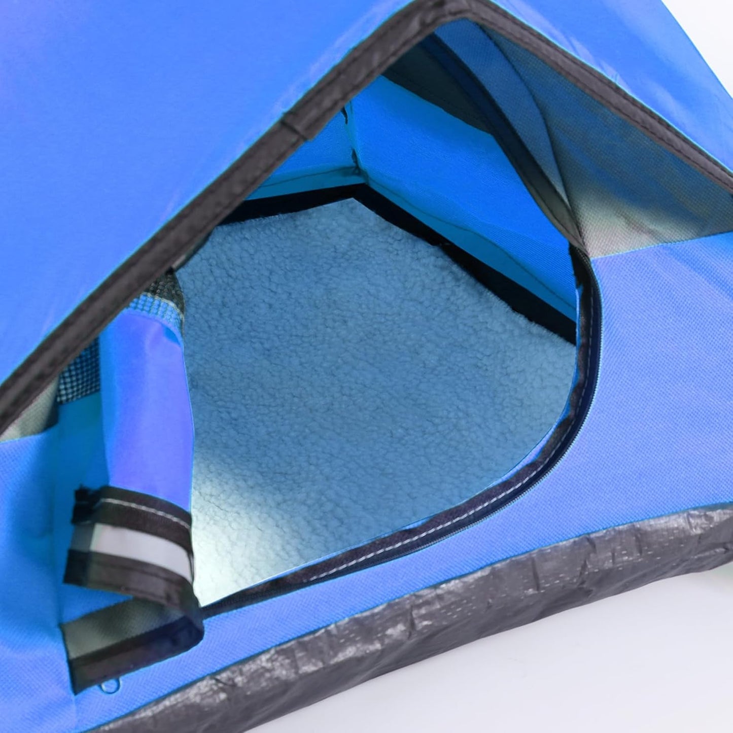 Cat Camping Tent, Cat Tent Bed, Pet Tent for Indoor Cat and Small Dog, Mini Tent (Blue, 21 x 21 x 14 Inches)