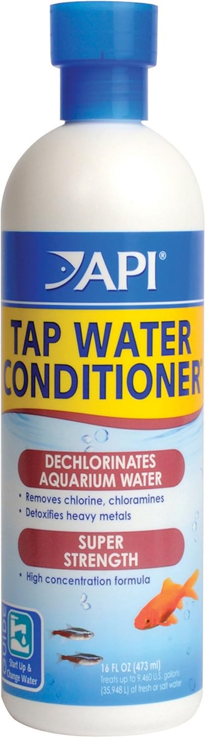 API QUICK START Freshwater and Saltwater Aquarium Nitrifying Bacteria and API TAP WATER CONDITIONER Aquarium Water Conditioner Bundle