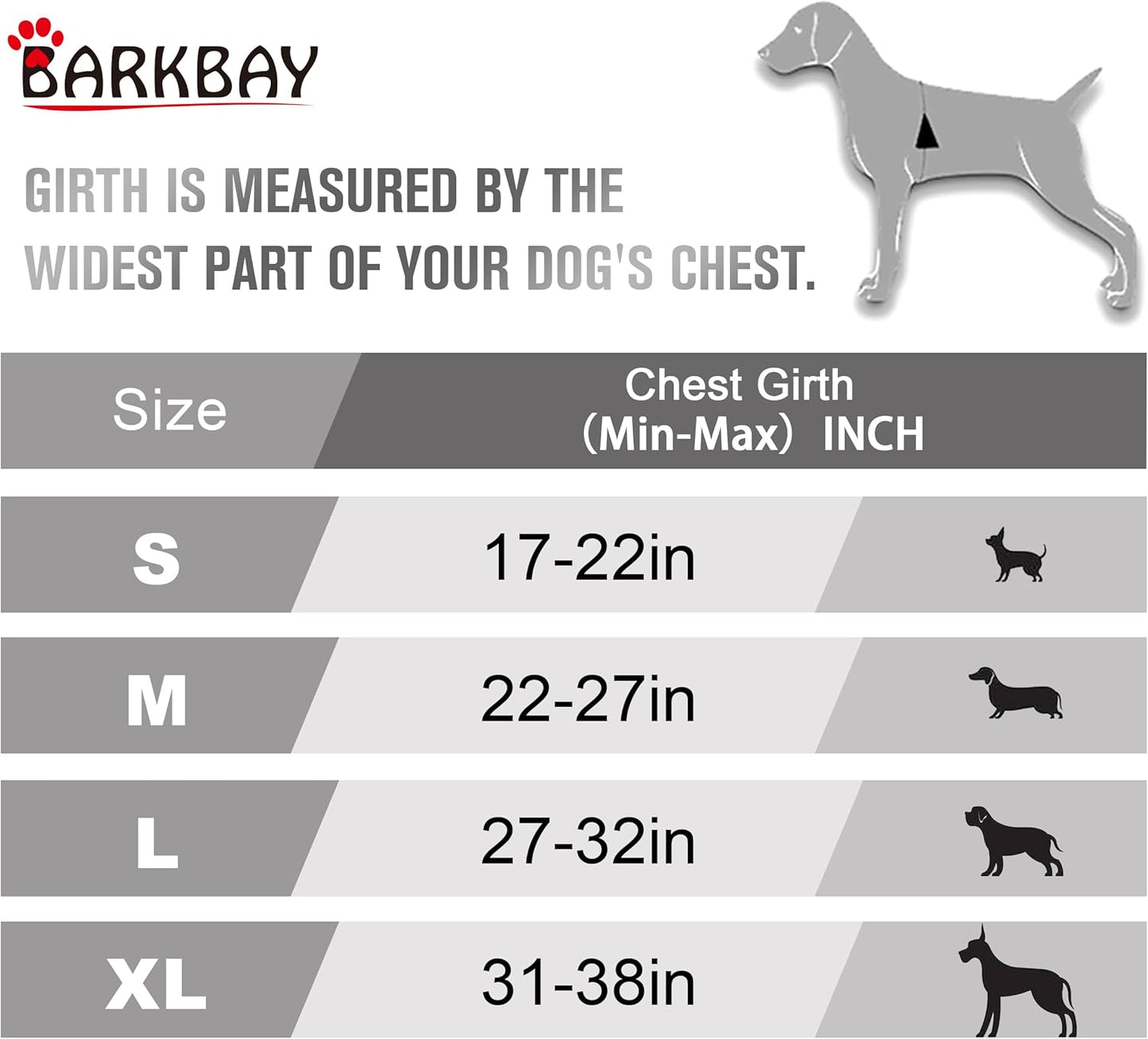 BARKBAY No Pull Dog Harness Front Clip Heavy Duty Reflective Easy Control Handle for Large Dog Walking(Navy,S)