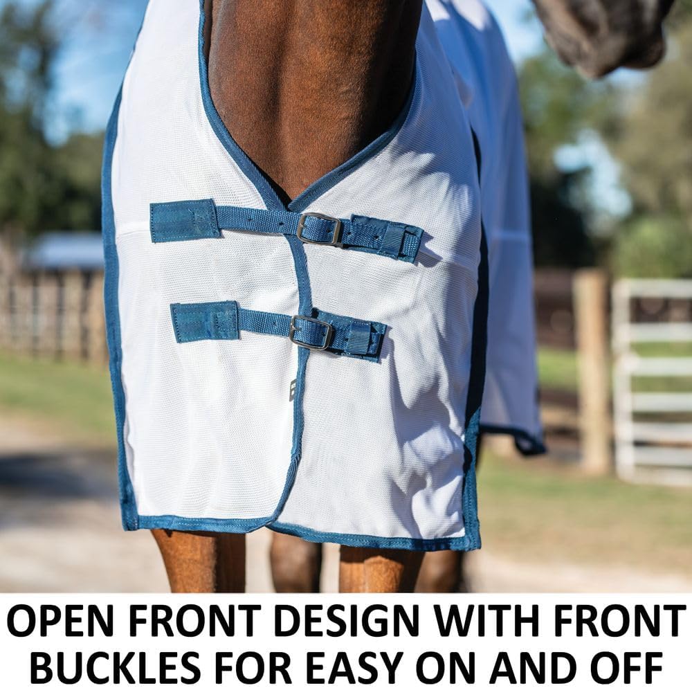 Schneiders Soft Interlock Mesh II Horse Fly Sheets | Superior UV & Insect Protection | Versatile Euro Fit Option | Reflective Safety Design