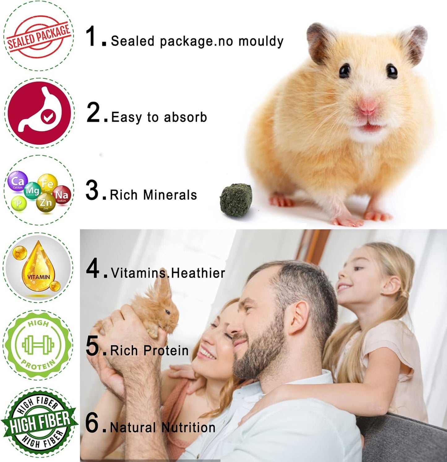 Timothy Hay Cubes 11 oz -100% Natural Timothy Hay Made for Rabbits Sulcata Tortoise Guinea Pig, 11 oz