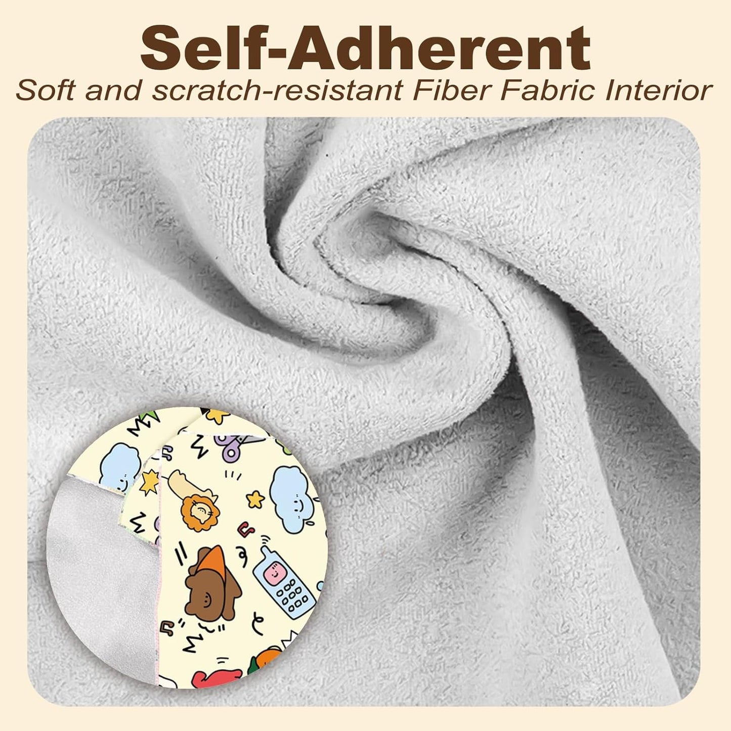 Cat Grooming Wrap, [XXL] Cat Restraint Wrap for Nail Clipping, Ear Cleaning, and Teeth Brushing, Self-Adherent, Anti-Bite, Anti-Scratch, Anti Scratch