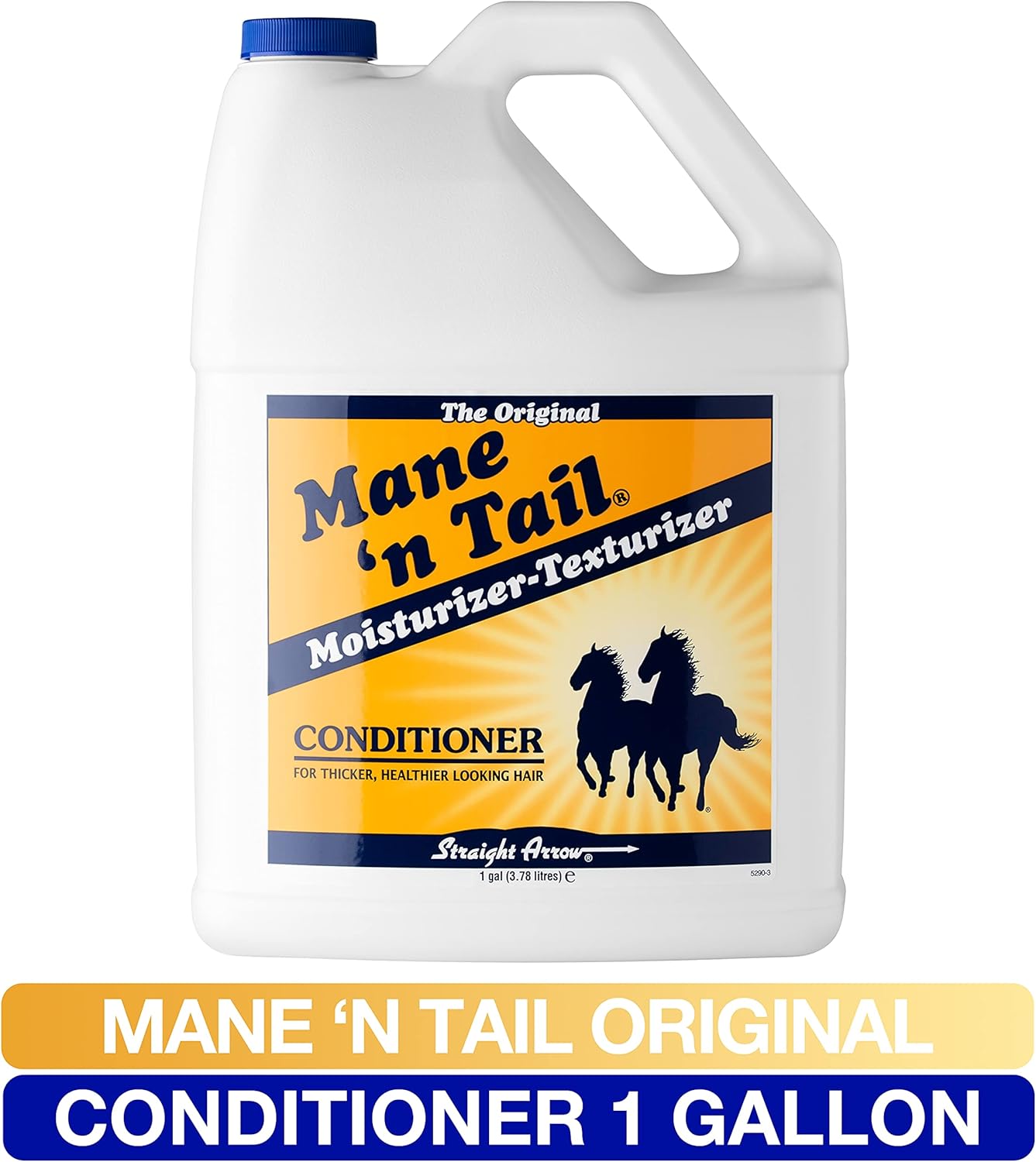 Mane 'n Tail Conditioner Gallon, for Soft Silky Hair. For Horses and Humans! (128 Fl Oz)