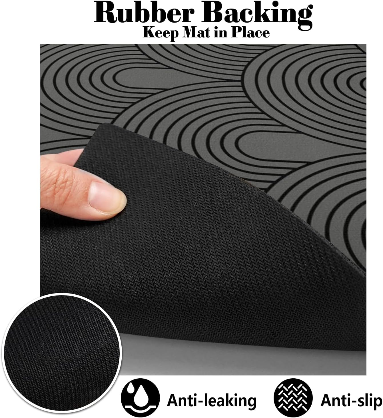 Dog Food Mats for Floors Absorbent, Pet Cat Food Mat - Quick Dry Dog Bowl Mats for Food and Water, Eco-Friendly Boho Pet Supplies