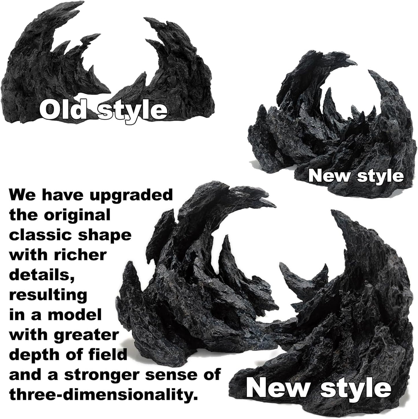 Fish Tank Decor Rocks.Aquarium Decoration Model.Easy Superior Aquascape (Perched Canyon-15inch)