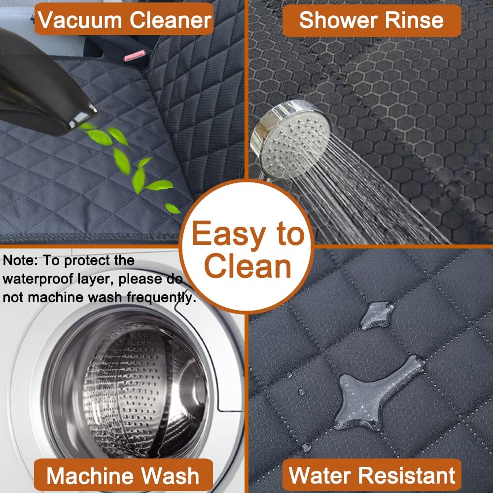 Paw Jamboree Car Front Seat Covers for Dogs Scratch-Proof Pet Car Seat Cover Non-Slip Car Seat Protector for Dogs Bucket Seat Cover