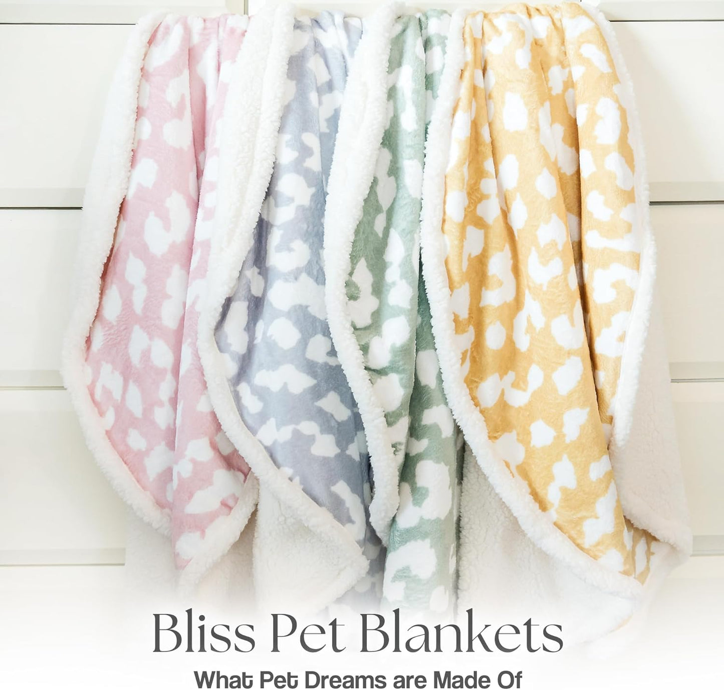 Cat Blanket for Indoor Cats – 29" Soft Sherpa Fleece Pet Throw, Washable Reversible Dog Blanket for Small Dogs, Cats, Kittens, Couch Bed Sofa Car Protector – Grey