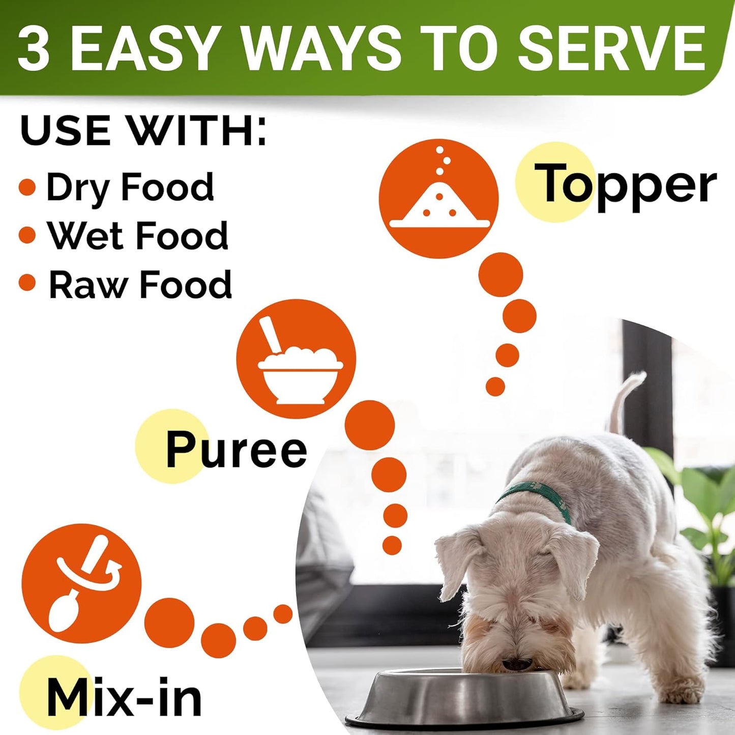 STRELLALAB Pumpkin Powder for Dogs - 8oz Powdered High Fiber Supplement and Stool Softener - Upset Stomach, Food Sensitivity - Improve Digestion - 8oz Powder