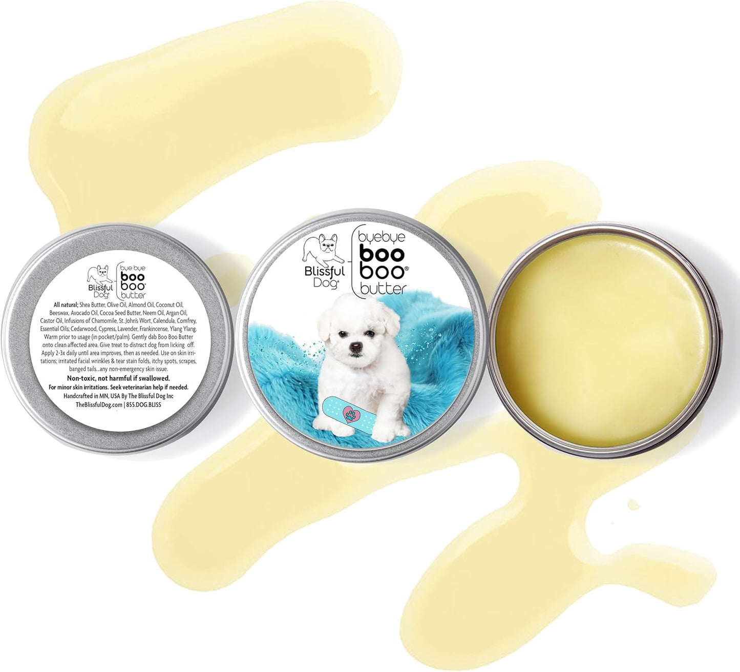 The Blissful Dog Bichon Frise Boo Boo Butter, 4-Ounce