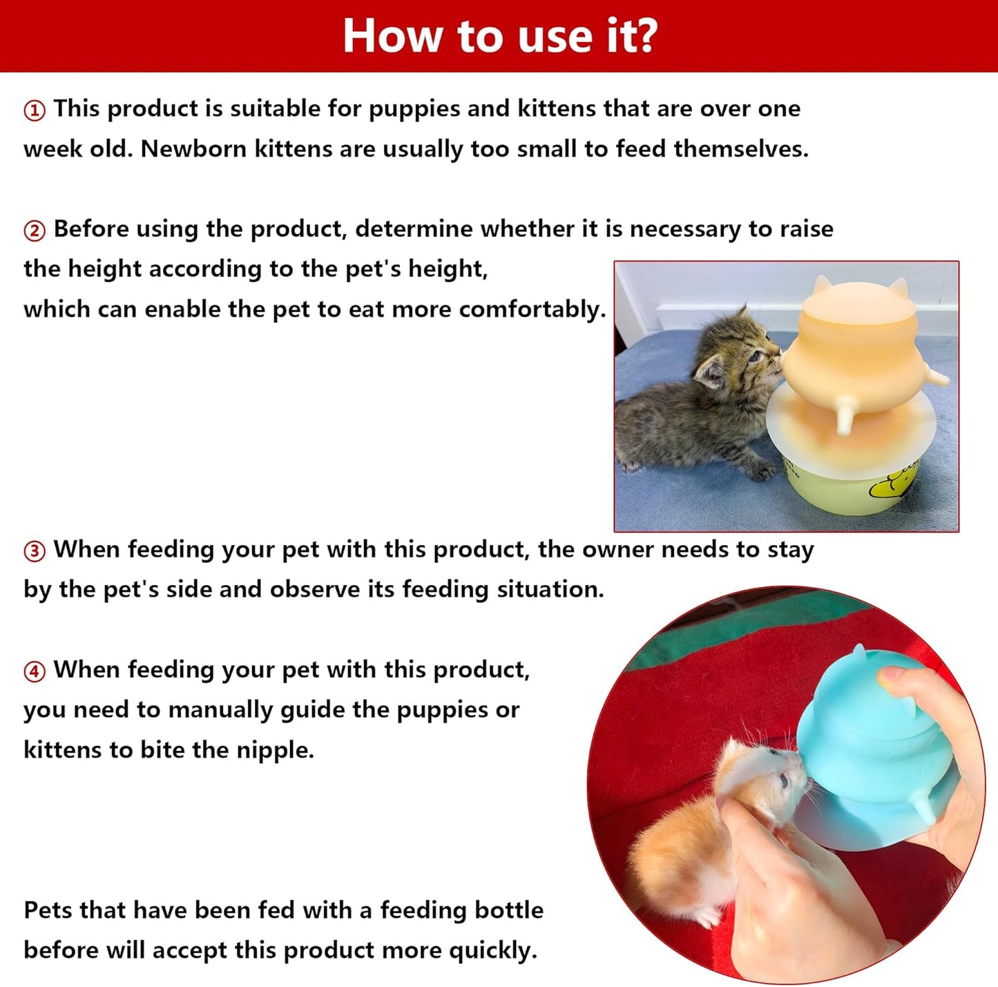 Puppy Bottle, Kitten Bottle, Multiple Puppy Kitten (Yellow)