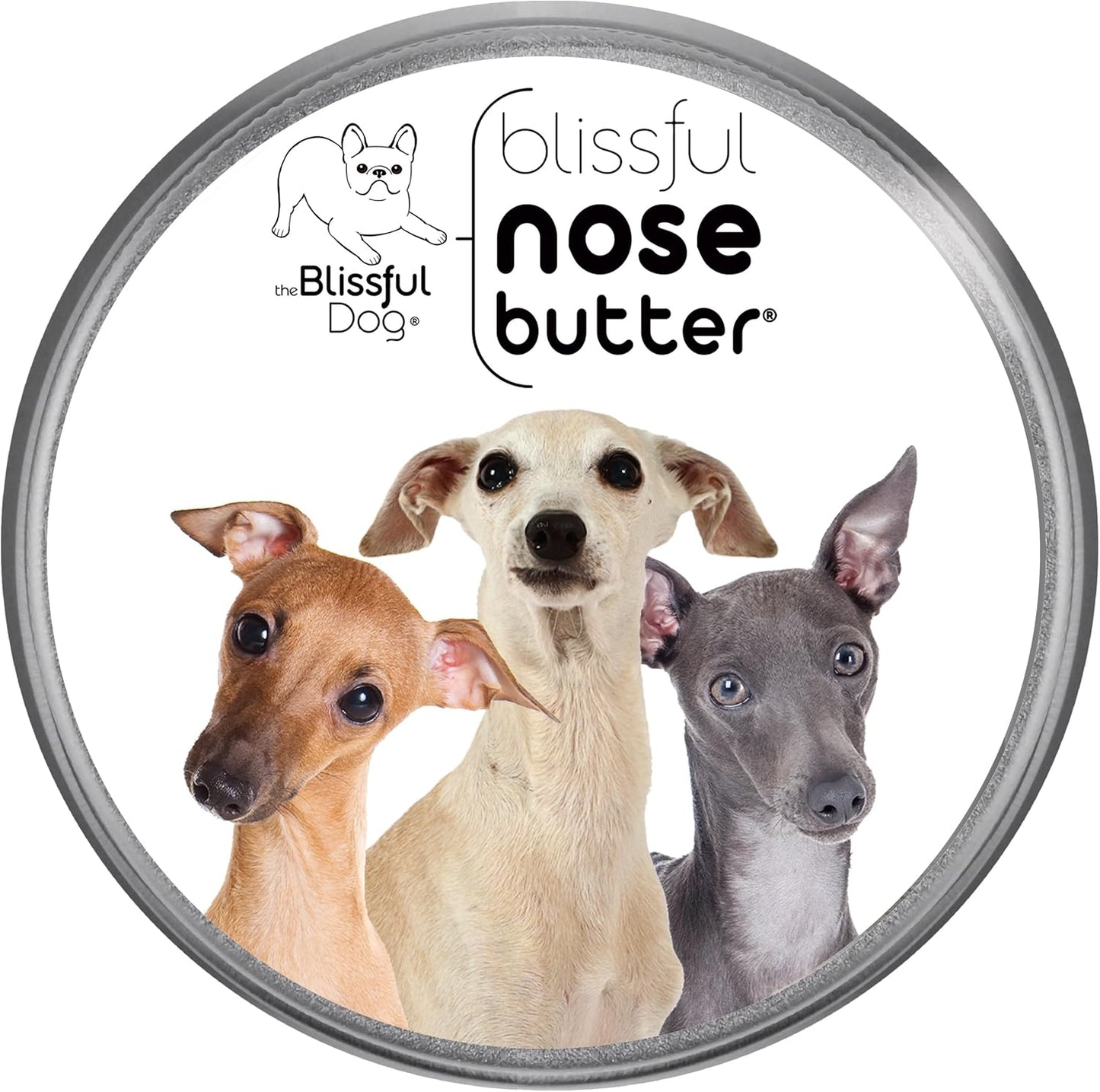 The Blissful Dog Italian Greyhound Unscented Nose Butter - Dog Nose Butter, 1 Ounce