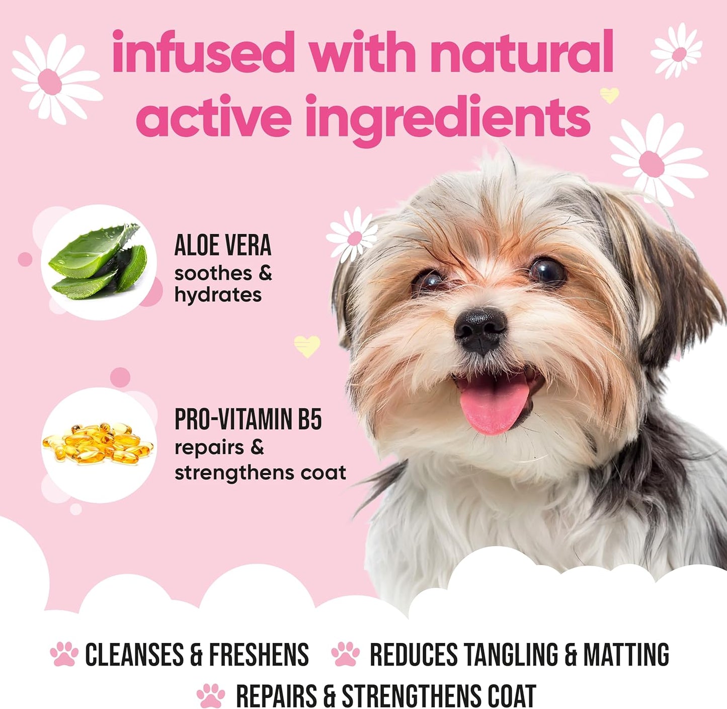 Baby Fresh Dog Shampoo by Buddycare | Deep Cleansing Shampoo for Dogs | Fresh Scented | with Aloe Vera and Pro Vitamin B5 (16.90oz)