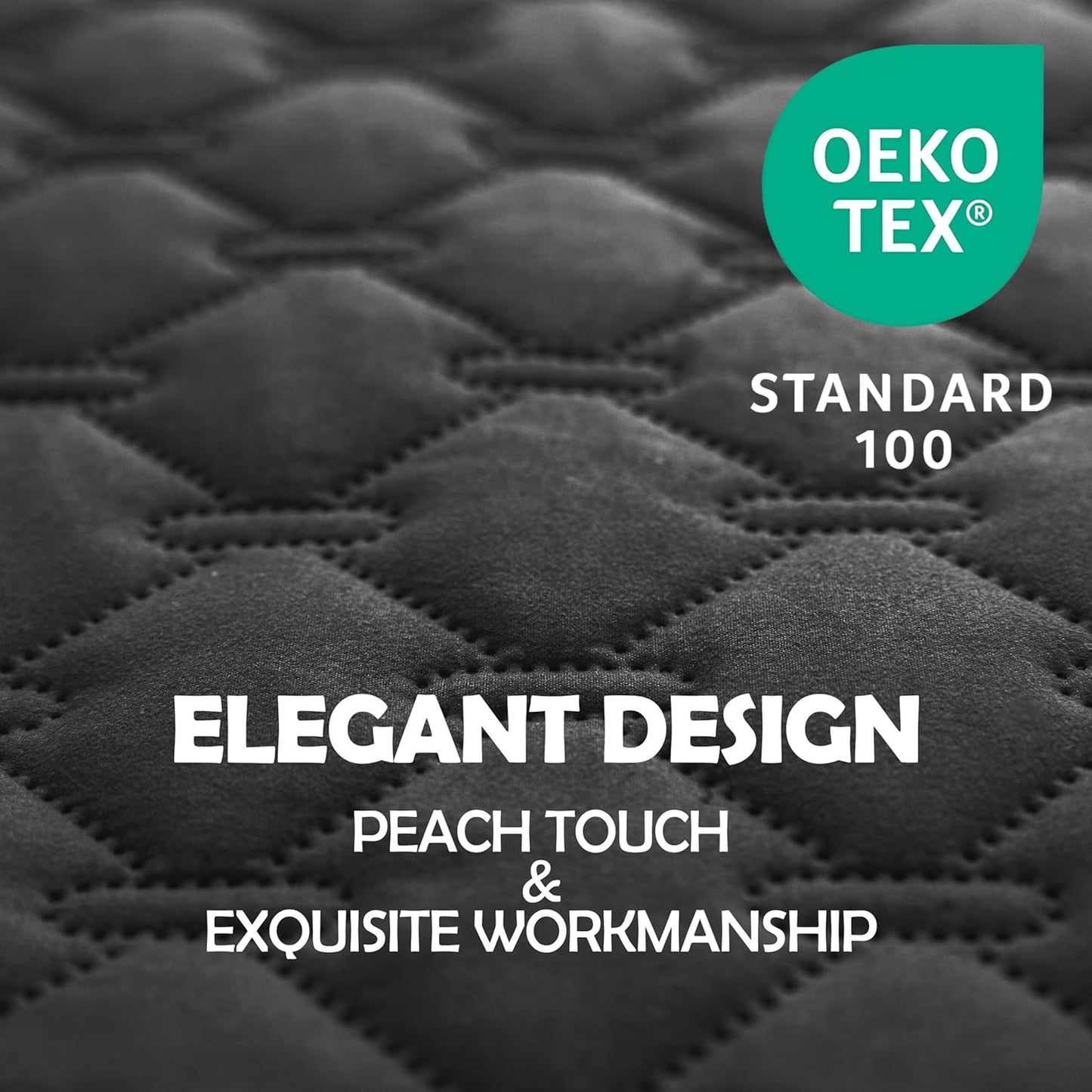 gogobunny 100% Double Sided Waterproof Dog Blanket Soft Pet Bed Cover Reversible Protect Furniture Couch Sofa Car for Puppy Large Dog Cat (Dark Charcoal/Light Charcoal, 40x50 Inch (Pack of 1))