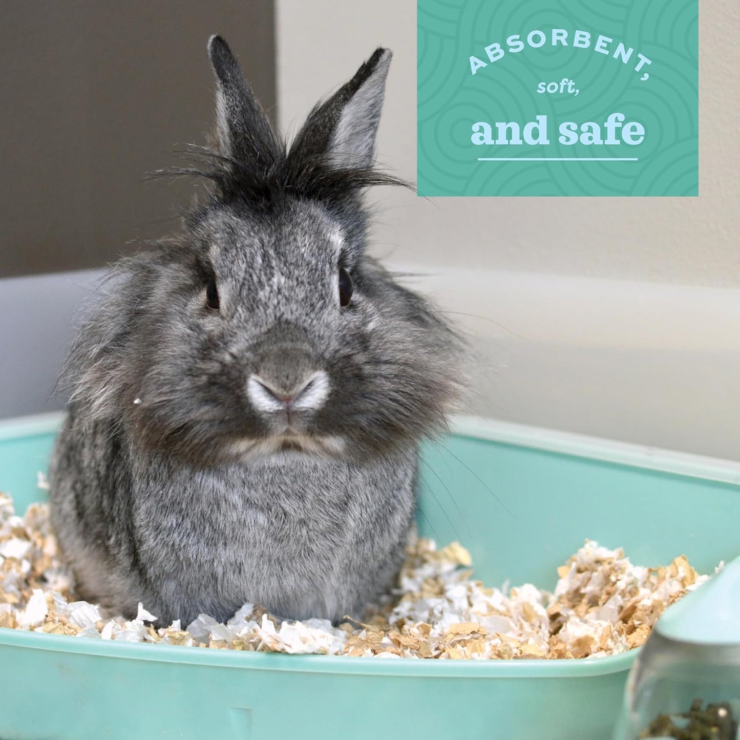 Oxbow Animal Health Pure Comfort Bedding, Rabbit, Hamster, & Guinea Pig Bedding, Bunny Supplies for Litter Box, Pet Safe, Low Dust, White Paper, 72 Liter Bag